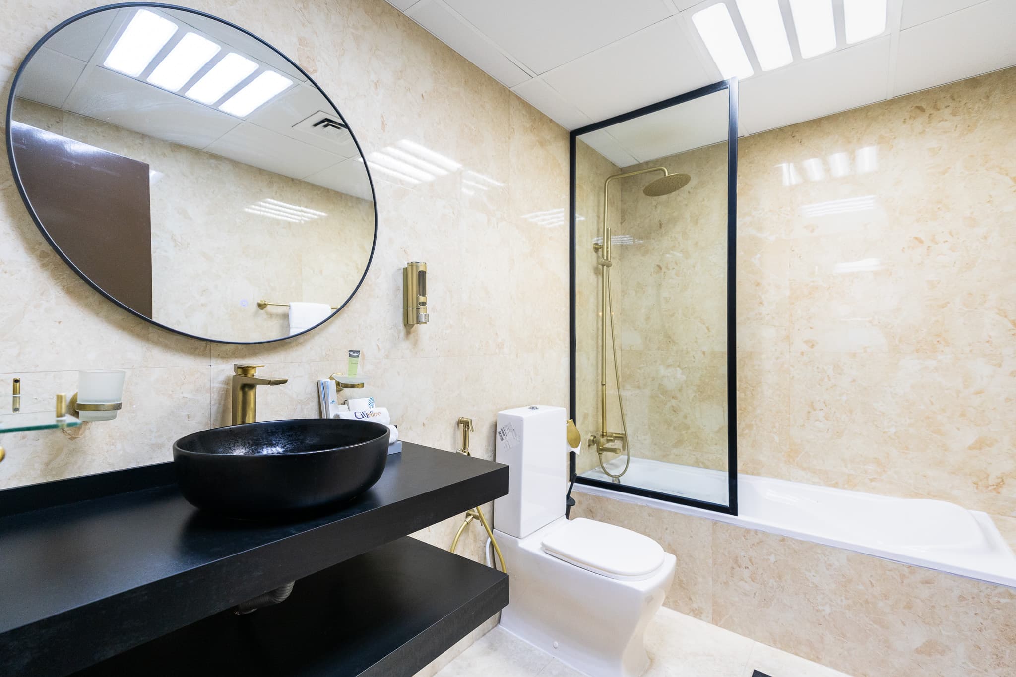 Premium finished bathroom in a Dubai Marina apartment