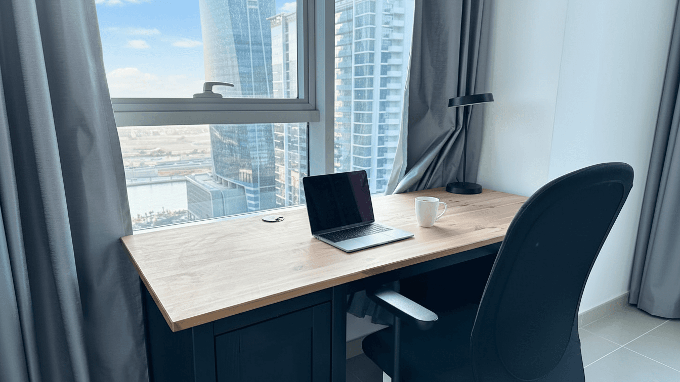 Canal-facing Business Bay apartment with a Dubai Water Canal view