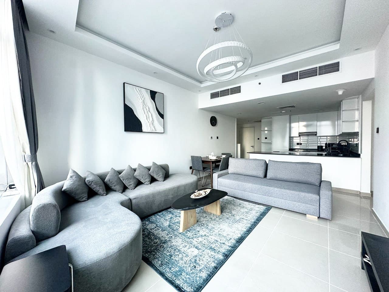 Business Bay apartment interior managed by StayliaDXB